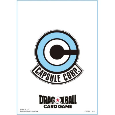 画像1: スリーブ『カプセルコーポレーション(オフィシャルカードスリーブ)』【サプライ】{-}