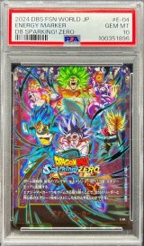 〔PSA10鑑定済〕エナジーマーカー(パラレル/Sparking ZERO)【☆】{E-04}
