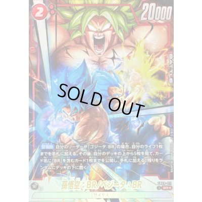 画像1: 〔状態A-〕孫悟空：BR/ベジータ：BR(パラレル)【SR☆】{FB09-011}