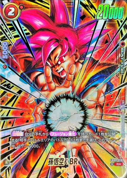 画像1: 孫悟空：BR(未開封/パラレル/金文字)【R☆】{FB09-010} (1)