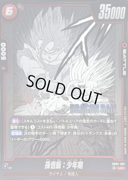 画像1: 孫悟飯：少年期(漫画絵)【UC】{SB02-007} (1)