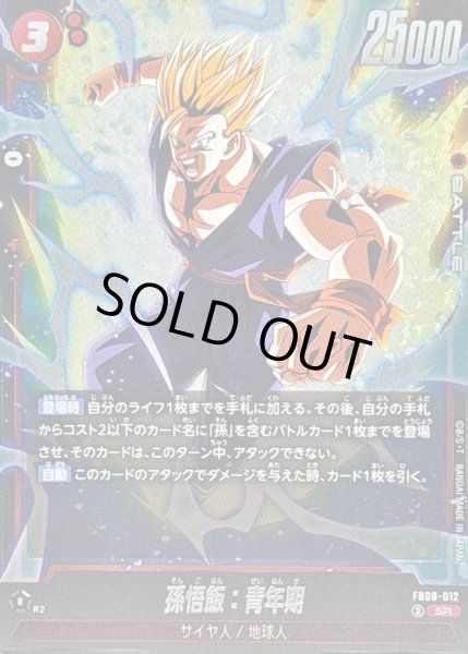 画像1: 〔状態A-〕孫悟飯：青年期【SR】{FB08-012} (1)